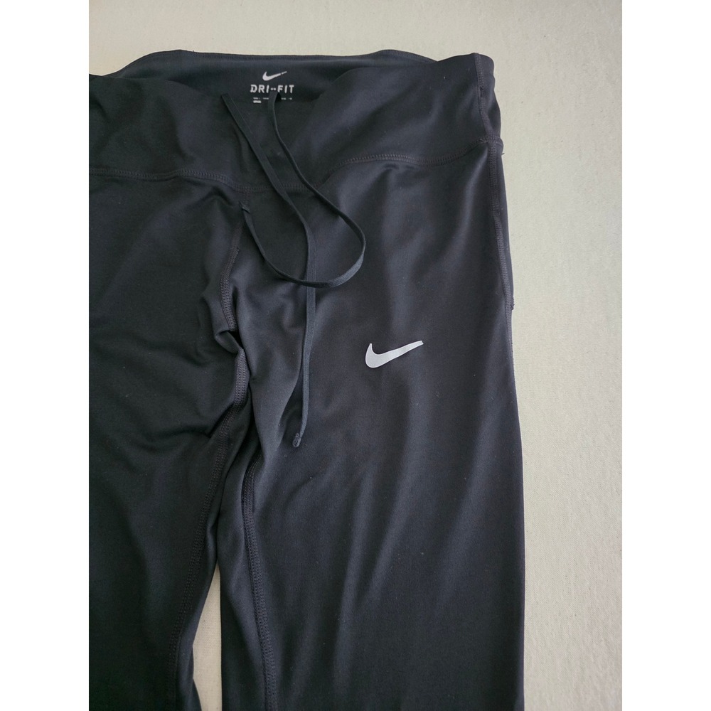 Nike Power Flash Reflective Womens Running Tights Black Reflective Size M
